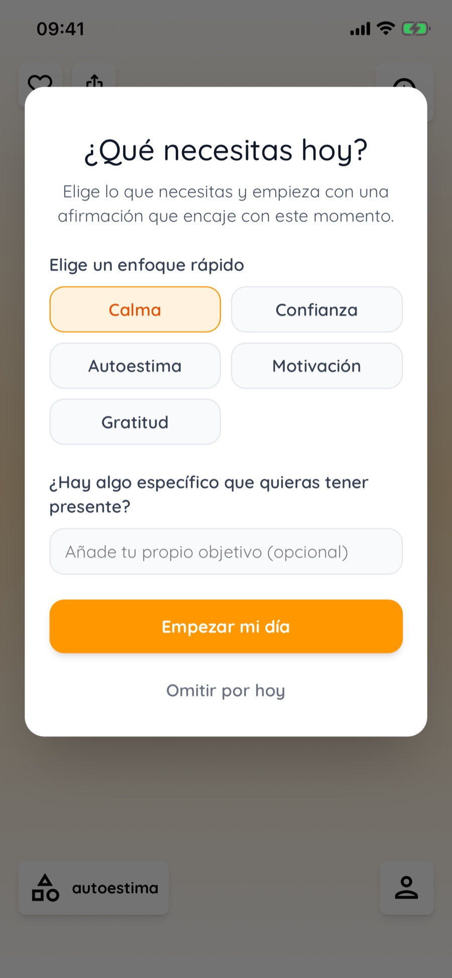 Elige lo que necesitas