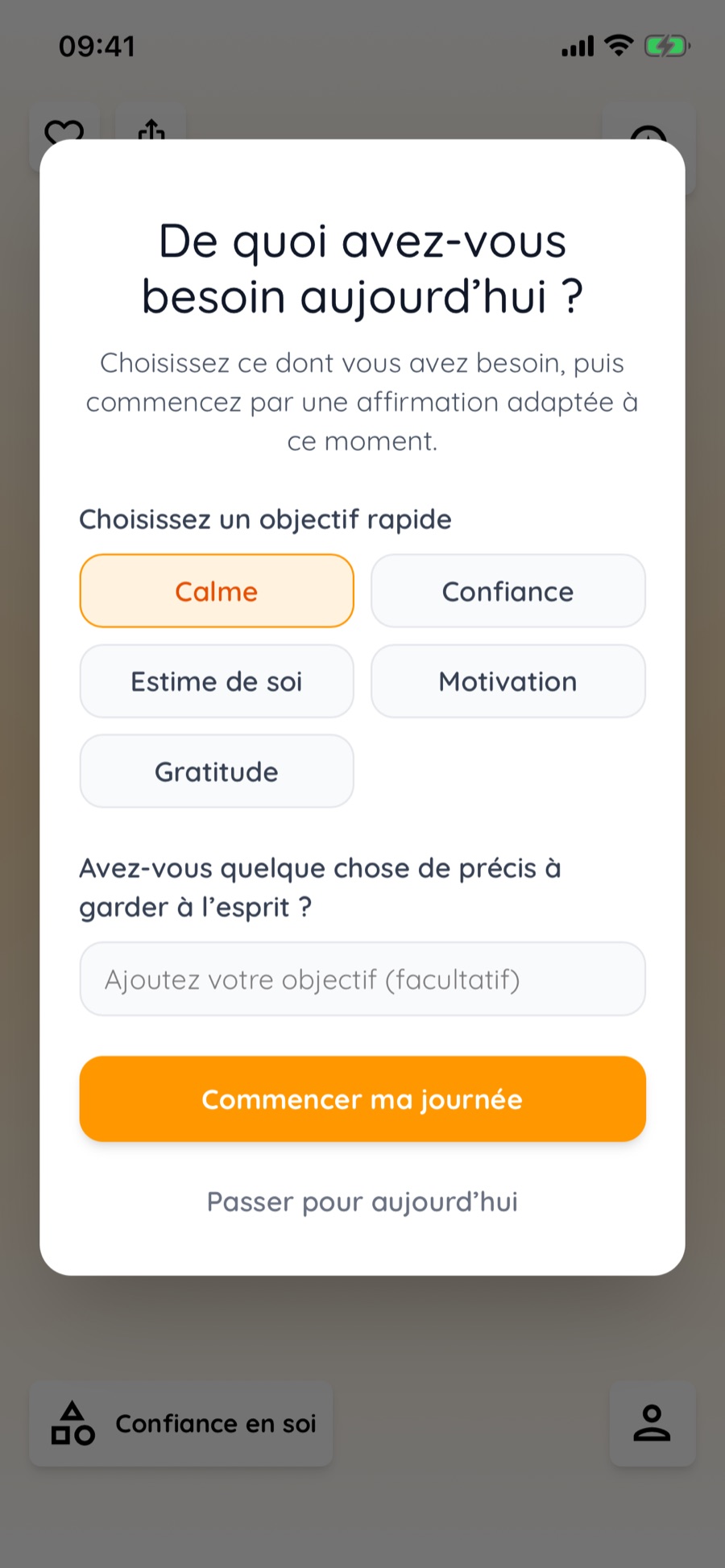 Choisissez votre besoin