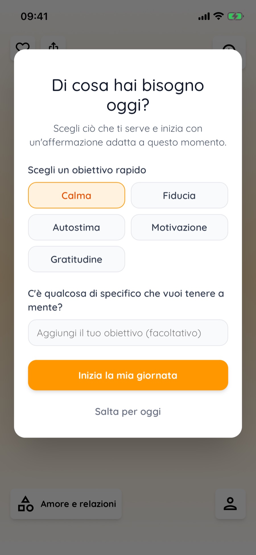 Scegli ciò che ti serve