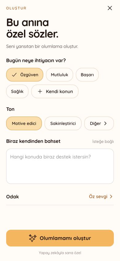 Gerçek bir hedef için olumlama oluşturun
